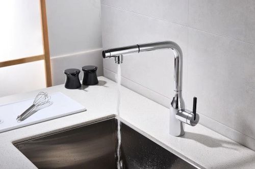 Смеситель для кухни Paulmark VIPER Vi213105-CR на мойку хром - фото 3