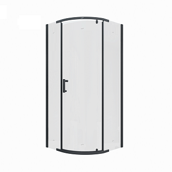 Душевой уголок Cerutti SPA KORRA Z90B 90х90 стекло прозрачное профиль черный без поддона