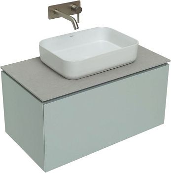 Тумба под раковину Allen Brau Infinity 1.21002.PWM 80х50 подвесная цвет зеленый