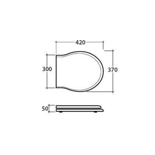 Крышка сиденье для унитаза Globo Paestum PS20RN - фото 2