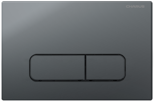 Клавиша смыва механическая CHARUS Elegia FP.320.GRP.01 цвет серый