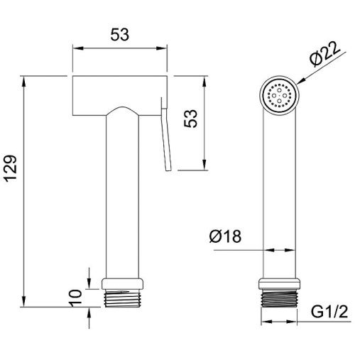 Гигиенический душ Allen Brau Priority 5.31028-BN никель - фото 3