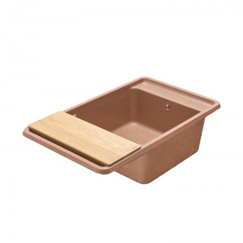 Кухонная мойка Aquaton Беллис 1A724832BS270 85х50 цвет коричневый - фото 3