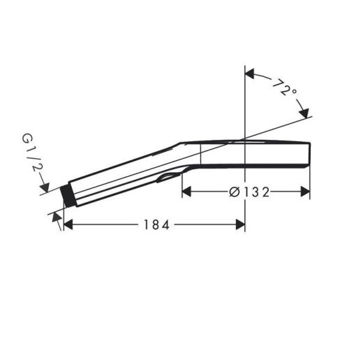 Душевая лейка Hansgrohe Rainfinity 26864140 цвет бронза - фото 2