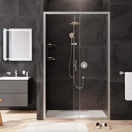 Душевая дверь Am.Pm Gem W90G-120-1-195MT 120х195 стекло прозрачное профиль хром