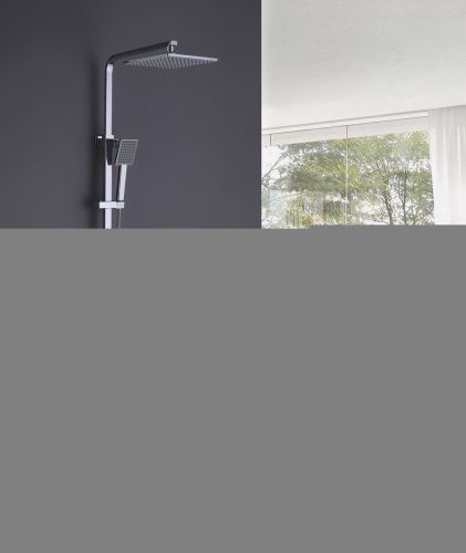 Душевая стойка Abber AF8216 настенная цвет хром - фото 2