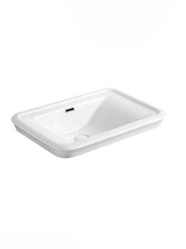 Раковина из сантехнического фаянса WeltWasser WW SK 10000003890 60х40 подвесная цвет белый - фото 2