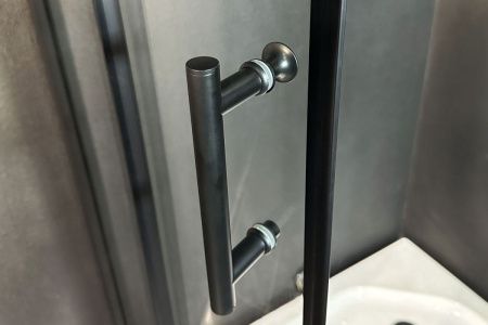 Душевой уголок Royal Bath HKD RB90HKD-T-BL-Practic 90х90 стекло прозрачное профиль черный без поддона