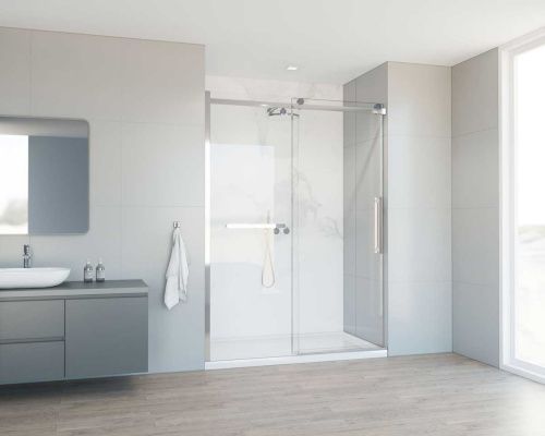 Душевая дверь Vincea Como Soft VDS-1CS140CL 140х195 стекло прозрачное профиль хром - фото 2