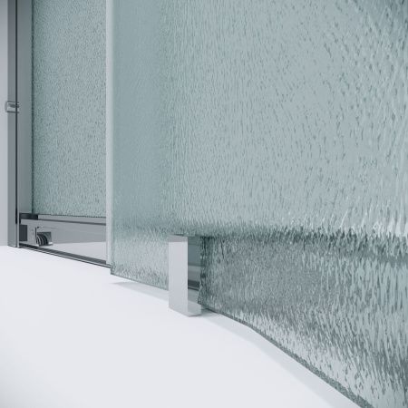 Душевой уголок Grossman Cosmo 301.K33.02.1010.10.02 100х100 стекло текстурное профиль хром без поддона