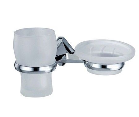 Стакан с мыльницей WasserKRAFT 1126