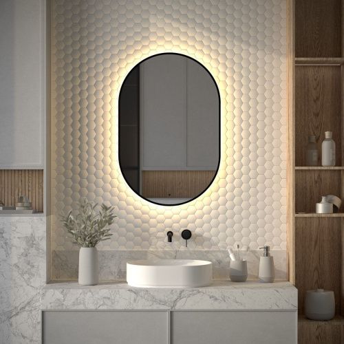 Зеркало с подсветкой Defesto AURA DF 2935R 60х90 подвесное - фото 3