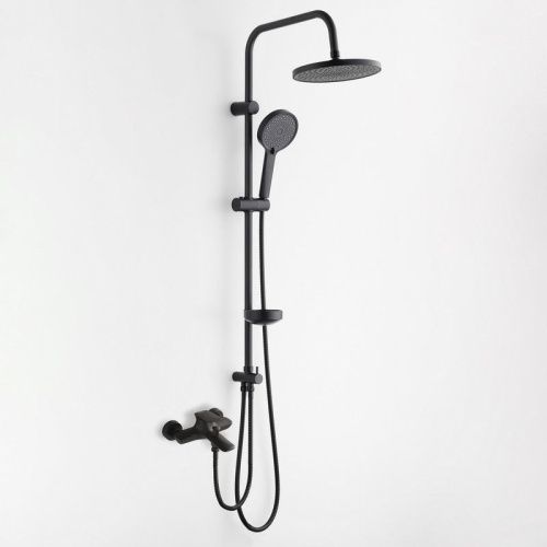 Душевая стойка Bond Cube B03-9588 настенная цвет черный