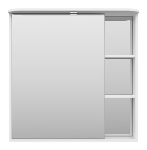 Зеркало-шкаф Misty Венера П-Внр04080-01СвЛ 80х80 подвесной цвет белый - фото 2