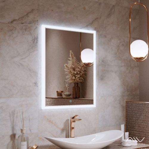 Зеркало с подсветкой Alavann Emma ALV0063001 60х80 подвесное - фото 2