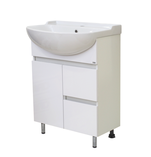 Тумба под раковину Misty Амур Э-Аму01060-0111Я 60х30 напольная цвет белый - фото 2