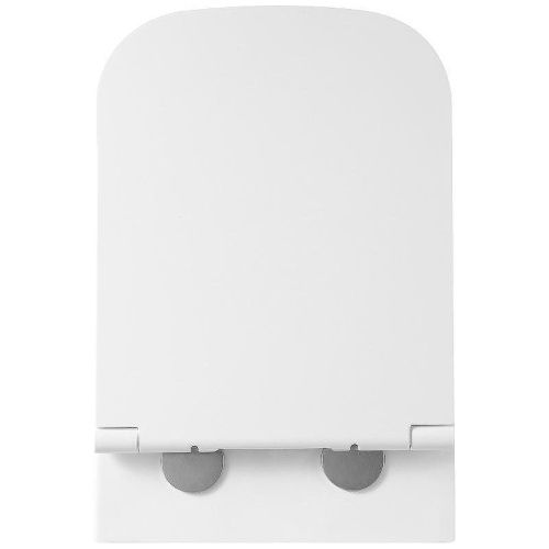 Унитаз подвесной Тритон Verso Щ0000057972 белый с сиденьем микролифт безободковый каскадный смыв - фото 4