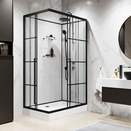 Душевая кабина Niagara Standart ST120/80/15QR/KL/BKT 120х80 прямоугольная без крыши ориентация правая - фото 4