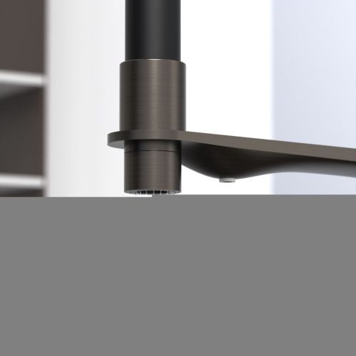 Смеситель для кухни Tokito MITSUISHI TOK-MIT-1012GM на мойку вороненая сталь - фото 4