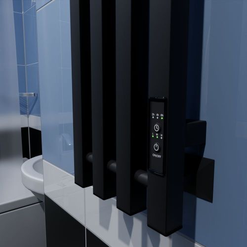 Полотенцесушитель электрический Altasan АргоПроф АргоПроф12021ЧМ 20х120 черный - фото 4