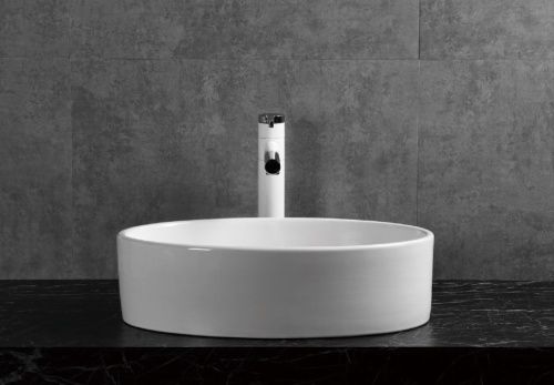 Раковина из сантехнического фарфора Cerutti SPA CR7016 50х40 накладная цвет белый без отверстий под смеситель - фото 3