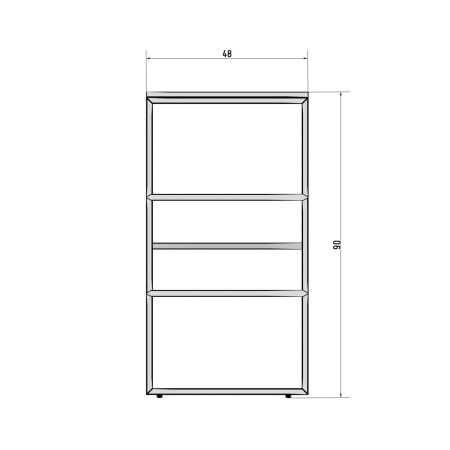 Тумба под раковину Corozo Гера SD-00001911 60х50 напольная цвет белый