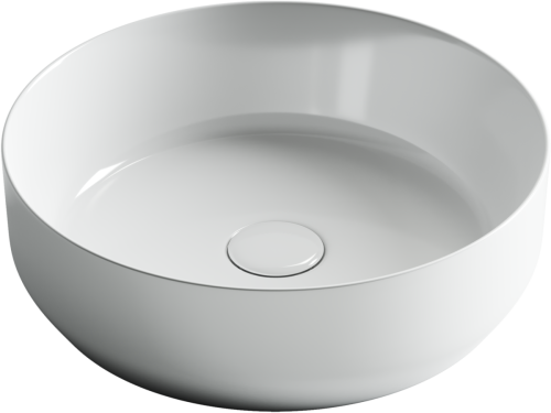 Раковина из сантехнического фарфора Ceramica Nova ELEMENT CN6022 40х40 накладная цвет белый без отверстий под смеситель - фото 2