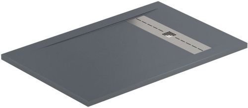 Душевой поддон из искусственного камня Allen Brau Infinity 8.21002-BGM 120х80 серый без каркаса - фото 2