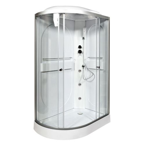 Душевая кабина AvaCan L602RGM 120х80 асимметричная с крышей ориентация правая - фото 2