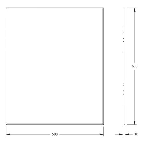 Зеркало Evoform Standard BY 0209 50х60 подвесное - фото 2