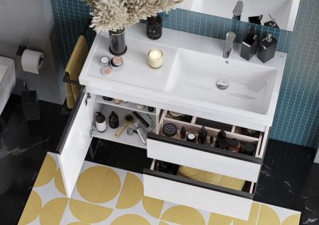 Раковина из сантехнического фарфора Roca The Gap Plus 73270ME004 100х50 накладная цвет белый