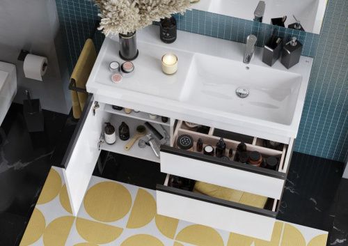 Раковина из сантехнического фарфора Roca The Gap Plus 73270ME004 100х50 накладная цвет белый - фото 5