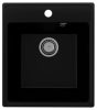 Кухонная мойка Ulgran Quartz Forte 425-07 45х50 цвет черный поверхность матовая