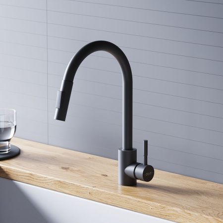 Смеситель для кухни Dorff Logic D3007522 на мойку черный