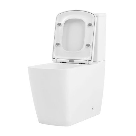 Унитаз-компакт напольный с бачком Lavinia Boho Aveo 3306010R белый глянцевый с сиденьем микролифт безободковый каскадный смыв