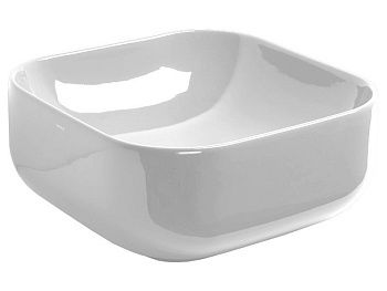 Раковина из сантехнического фаянса Simas BA 03 50х50 накладная цвет белый