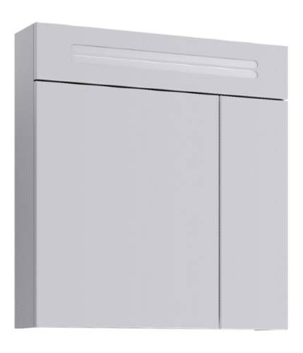 Зеркало-шкаф Aqwella Y Neo.04.07 70х80 подвесной цвет белый - фото 2