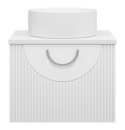 Тумба под раковину Misty Ярина П-Яри-09060-011Я 60х50 подвесная цвет белый