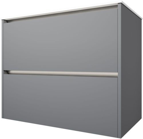 Тумба под раковину Allen Brau Activity 1.34012.PGM 80х50 подвесная цвет серый - фото 2