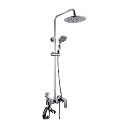 Душевая стойка Fashun A2452 настенная цвет хром