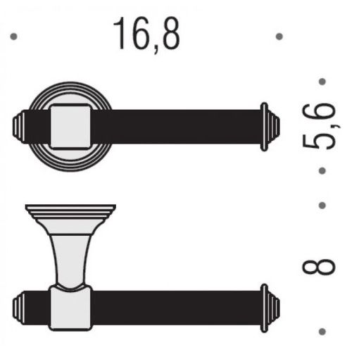 Бумагодержатель Colombo Hermitage B3308.HPS - фото 2