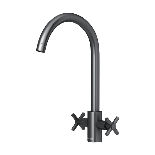 Смеситель для кухни Damixa Neo Classic 270000000 на мойку графит - фото 4