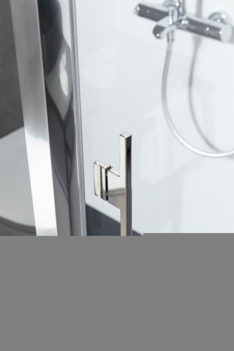 Душевая дверь Allen Brau Priority 3.31004.00 100х200 стекло прозрачное профиль хром - фото 4