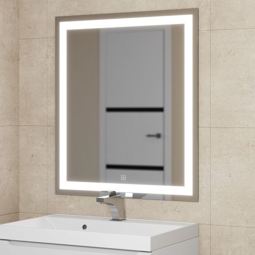 Зеркало с подсветкой и антизапотевателем Uperwood Tanos 291020221 70х80 подвесное - фото 3