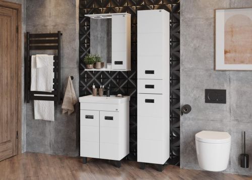 Тумба под раковину Onika Балтика 106139 60х40 напольная цвет белый - фото 5