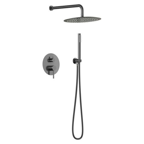 Душевая система Knotlor SS-26/GM встраиваемая в стену цвет серый - фото 2