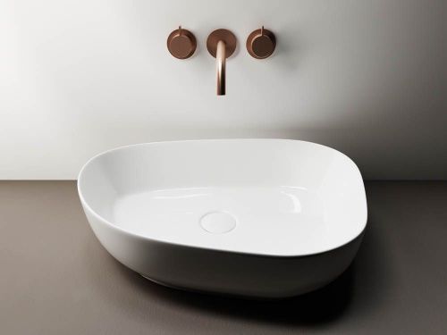 Раковина из сантехнического фарфора Ceramica Nova ELEMENT CN5003 60х40 накладная цвет белый без отверстий под смеситель - фото 3