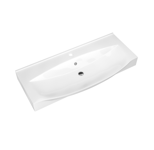 Тумба под раковину Misty Элвис П-Элв01105-0112Я 100х40 напольная цвет белый - фото 5