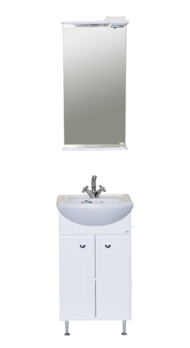 Тумба под раковину Misty Соло Э-Сол01040-0112Д 40х20 напольная цвет белый - фото 3