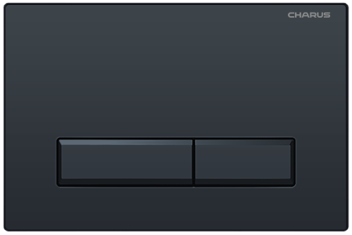 Клавиша смыва механическая CHARUS Raiden FP.321.DW.01 цвет черный